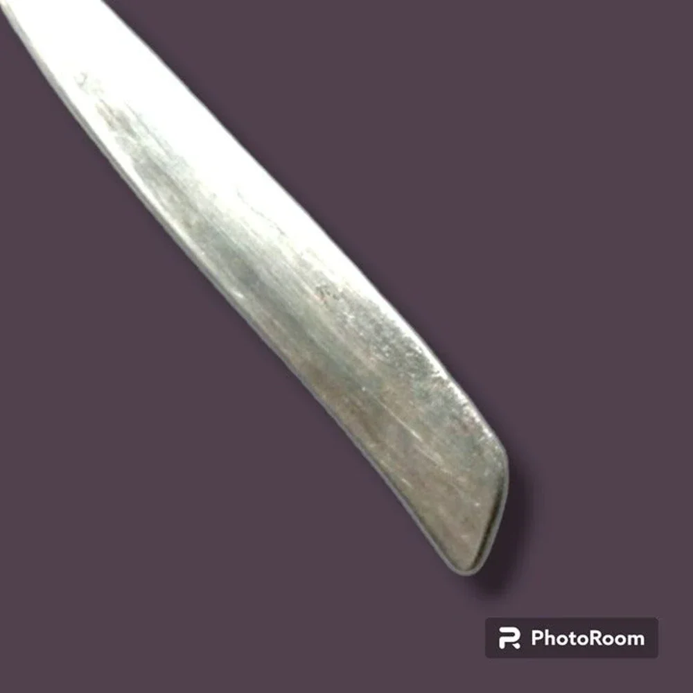 Oneida Community Plate South Seas Flat Handled Master Butter Knife-1955-Art Deco